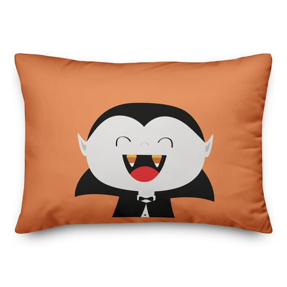 Creative Products Vampire Candy Corn Fangs 20 x 14 Spun Poly Pillow