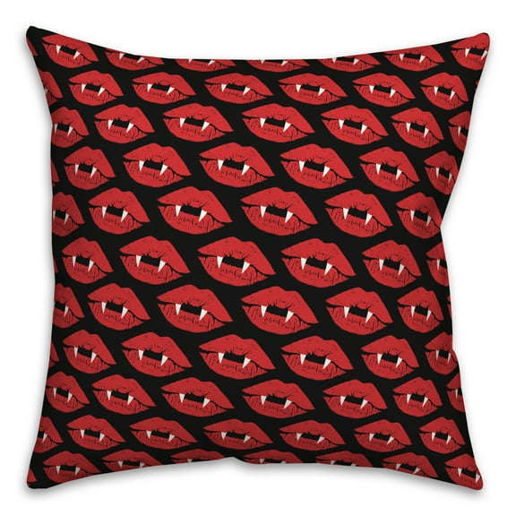 Creative Products Vampire Lips 16 x 16 Spun Poly Pillow