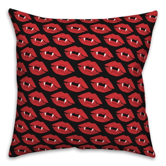 Creative Products Vampire Lips 20 x 20 Spun Poly Pillow