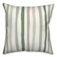 thumbnail image 1 of Creative Products Vertical Strokes Green 18 x 18 Indoor / Outdoor Pillow, 1 of 3