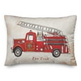 thumbnail image 1 of Creative Products Vintage Fire Truck 14x20 Spun Poly Pillow, 1 of 3