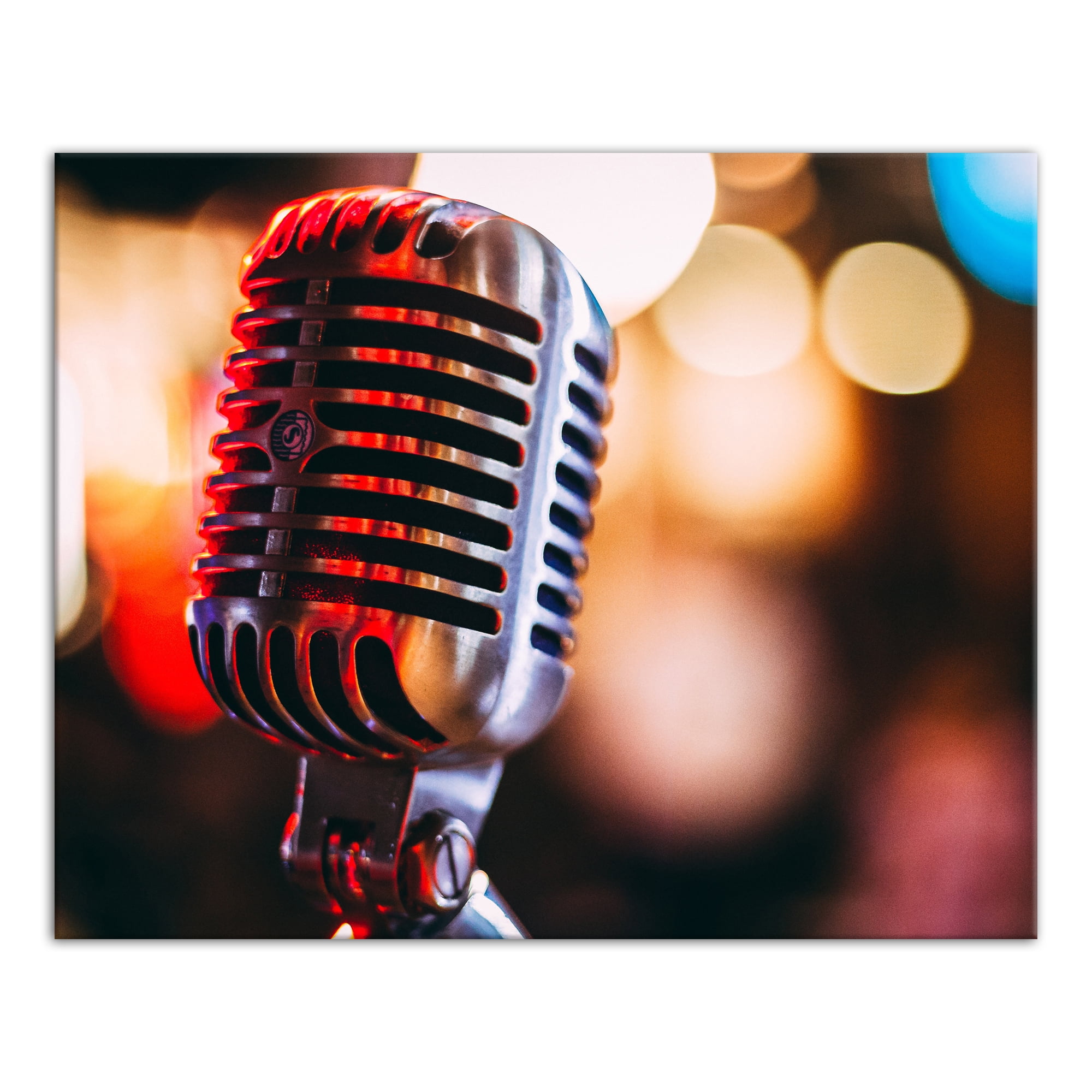 Creative Products Vintage Microphone 16x20 Canvas Wall Art