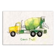 thumbnail image 1 of Creative Products Watercolor Cement Truck 16x24 Canvas Wall Art, 1 of 5