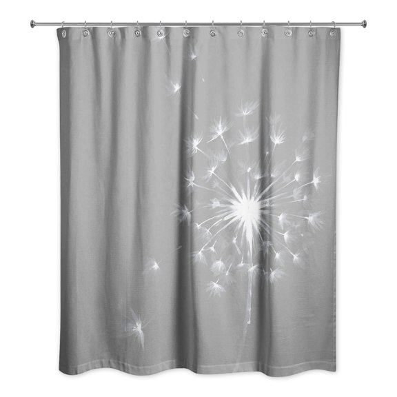 Creative Products Watercolor Dandelion 2 71x74 Shower Curtain