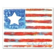 thumbnail image 1 of Creative Products Watercolor Family Freedom Flag 16x20 Canvas Wall Art, 1 of 5