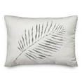 thumbnail image 1 of Creative Products Watercolor Fern Gray 14x20 Spun Poly Pillow, 1 of 3