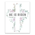 thumbnail image 1 of Creative Products Watercolor Floral Cross 1 11 x 14 Canvas Wall Art, 1 of 5