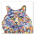 thumbnail image 1 of Creative Products Watercolor Long Hair Cat 20x20 Canvas Wall Art, 1 of 5