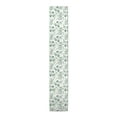 thumbnail image 1 of Creative Products Watercolor Mistletoe Pattern 16x72 Cotton Twill Table Runner, 1 of 3