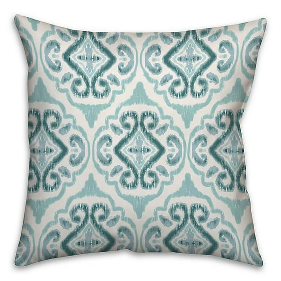 Creative Products Watercolor Pattern Coastal Spun Polyester Throw Pillow - 16x16