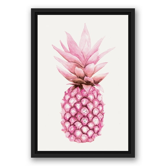 Creative Products Watercolor Pink Pineapple 12 x 18 Canvas Wall Art