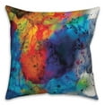 thumbnail image 1 of Creative Products Watercolor Rainbow Overture 18 x 18 Spun Poly Pillow, 1 of 3