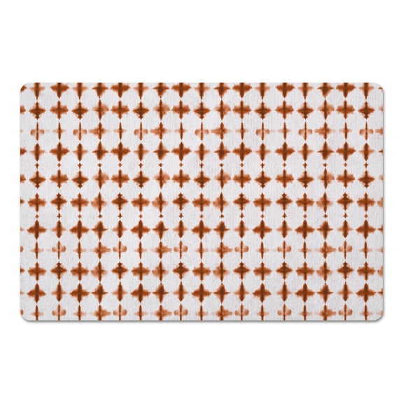 Creative Products Watercolor Shibori Copper 27x18 Floor Mat