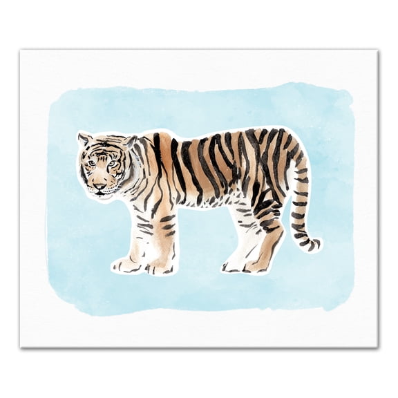 Creative Products Watercolor Tiger 24x20 Canvas Wall Art