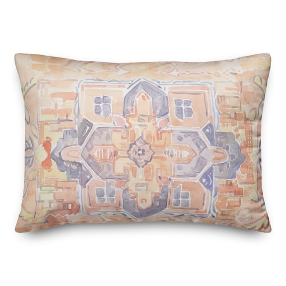 Creative Products Watercolor Tile 20 x 14 Spun Poly Pillow