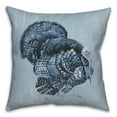 thumbnail image 1 of Creative Products Watercolor Turkey 16 x 16 Spun Poly Pillow, 1 of 3
