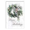 thumbnail image 1 of Creative Products Watercolor Wreath Home for the Holidays 12x18 Canvas Wall Art, 1 of 5