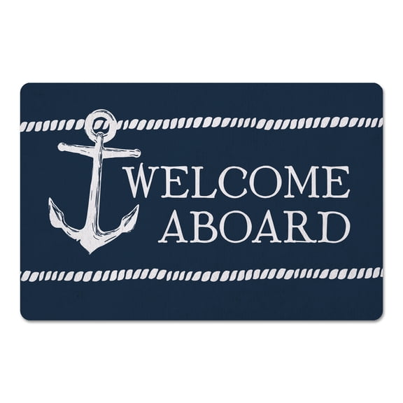 Creative Products Welcome Aboard 18 x 27 Floor Mat
