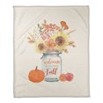 thumbnail image 1 of Creative Products Welcome Beautiful Fall 50x60 Coral Fleece Blanket, 1 of 3