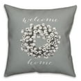 thumbnail image 1 of Creative Products Welcome Home 18x18 Spun Poly Pillow, 1 of 3