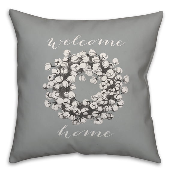 Creative Products Welcome Home 18x18 Spun Poly Pillow