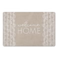 thumbnail image 1 of Creative Products Welcome Home Half Moon 18 x 27 Floor Mat, 1 of 1