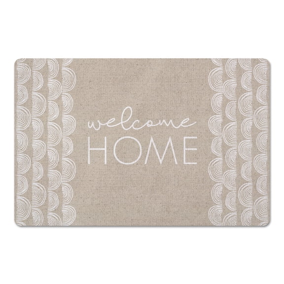 Creative Products Welcome Home Half Moon 18 x 27 Floor Mat