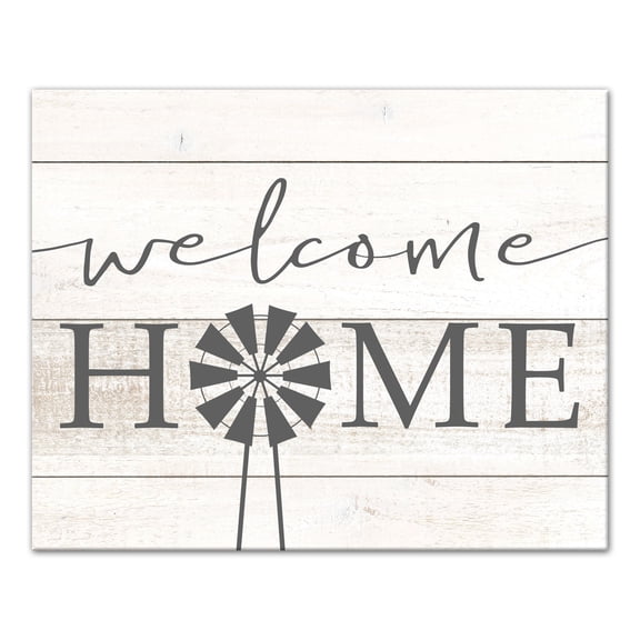 Creative Products Welcome Home Windmill 16x20 Canvas Wall Art