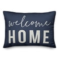 thumbnail image 1 of Creative Products Welcome Home on Blue 14x20 Indoor / Outdoor Pillow, 1 of 3