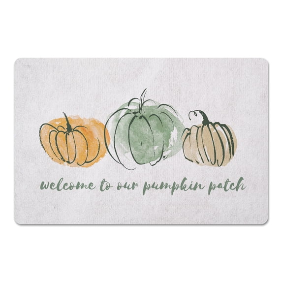 Creative Products Welcome Pumpkins 27x18 Floor Mat