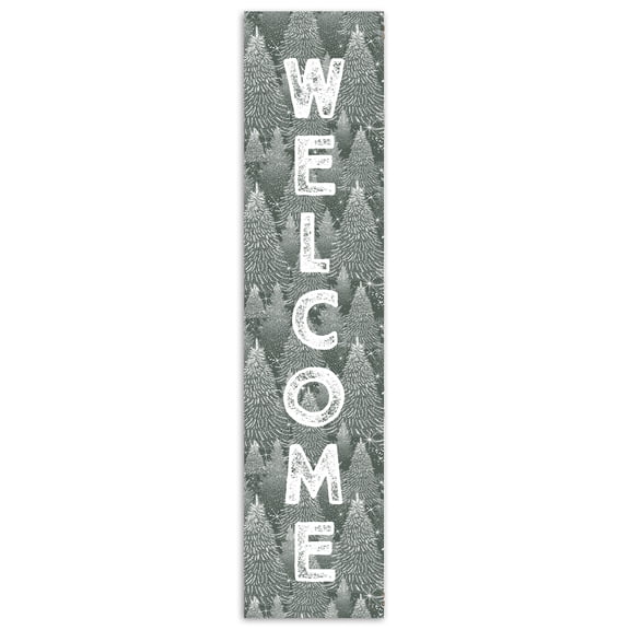 Creative Products Welcome Sage Forest 10.5 x 47 Porch Leaner