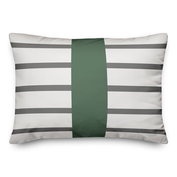 Creative Products Welcome Script White and Black 18x18 Indoor / Outdoor Pillow