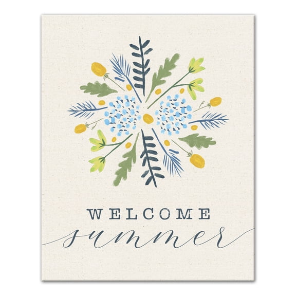 Creative Products Welcome Summer 16x20 Canvas Wall Art