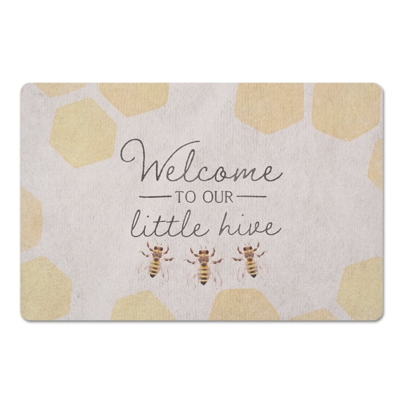 Creative Products Welcome TO Our Hive 18 x 27 Floor Mat