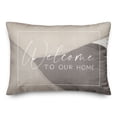 thumbnail image 1 of Creative Products Welcome To Our Home 20 x 14 Spun Poly Pillow, 1 of 3