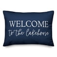 thumbnail image 1 of Creative Products Welcome To The Lakehouse 14x20 Indoor / Outdoor Pillow, 1 of 3