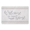 thumbnail image 1 of Creative Products Welcome to Our Home 27x18 Floor Mat, 1 of 2