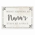 thumbnail image 1 of Creative Products What Happens at Nana's 11x14 Canvas Wall Art, 1 of 2