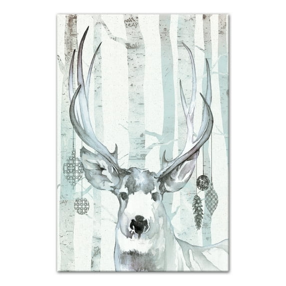 Creative Products Whimsical Watercolor Reindeer 16x24 Canvas Wall Art