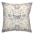 thumbnail image 1 of Creative Products White Butterfly Pattern 18 x 18 Spun Poly Pillow, 1 of 3