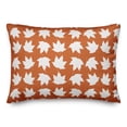 thumbnail image 1 of Creative Products White Leaf Pattern 14x20 Spun Poly Pillow, 1 of 2