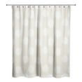 thumbnail image 1 of Creative Products White Polka Dots Cream 71x74 Shower Curtain, 1 of 2
