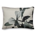 thumbnail image 1 of Creative Products White Watercolor Plant 14x20 Indoor / Outdoor Pillow, 1 of 3