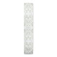 thumbnail image 1 of Creative Products White and Green Diamond 16 x 90 Cotton Twill Table Runner, 1 of 3