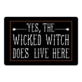 thumbnail image 1 of Creative Products Wicked Witch Lives Here 27x18 Floor Mat, 1 of 2