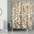 thumbnail image 1 of Creative Products Wild Pattern Brown 71 x 74 Shower Curtain, 1 of 2
