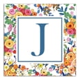 thumbnail image 1 of Creative Products Wildflower Monogram - J 12x12 Canvas Wall Art, 1 of 4