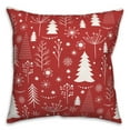 thumbnail image 1 of Creative Products Winter Tree Pattern 16 x 16 Spun Poly Pillow, 1 of 3