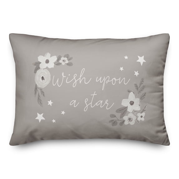 Creative Products Wish Upon A Star 20 x 14 Spun Poly Pillow