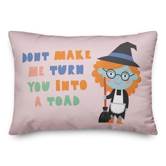 Creative Products Witch Girl Spell 20 x 14 Spun Poly Pillow